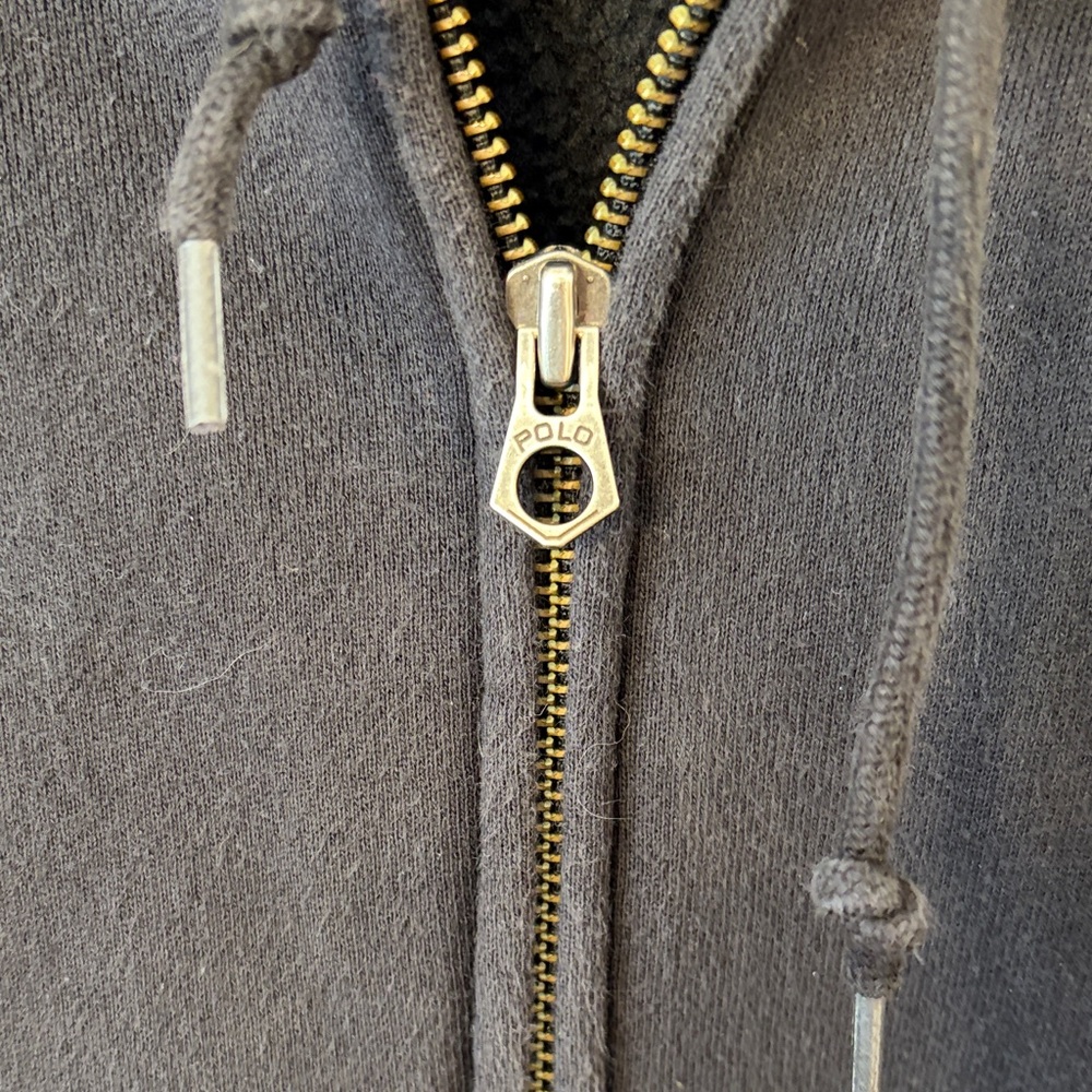 Ralph Lauren Black Zip-Up Sweater - Picture 4 of 6